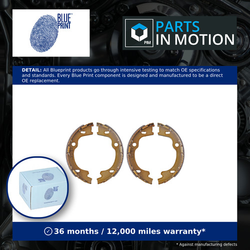 Handbrake shoes set - fits, kia