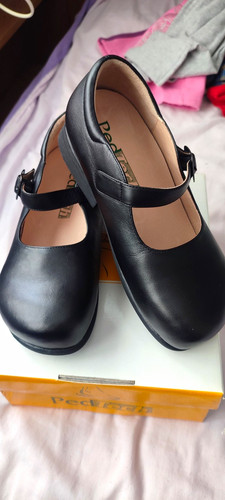 Pedtech girl black - girl's, leather