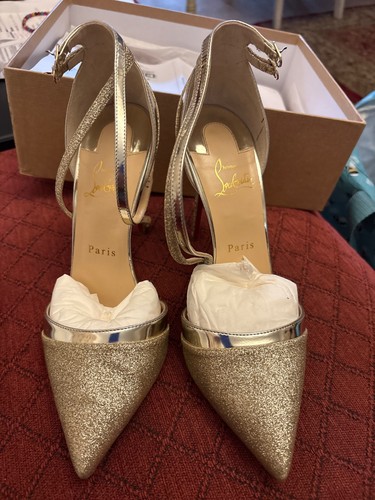 Christian louboutin gold - gold, shoes