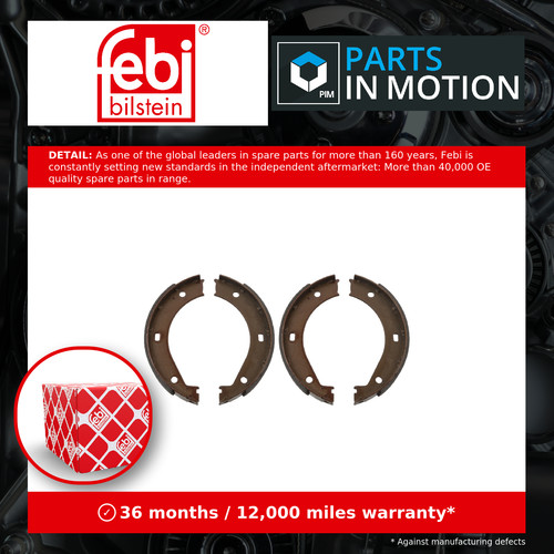 Handbrake shoes set fits - shoes,